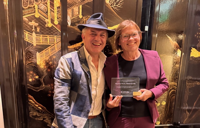 Thomas und Claudia Stutz mit Lifetime Award von Palo Alto Networks